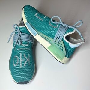 Adidas Pharrell Williams x NMD Human Race Dash Green Men's Sneakers Size- 9